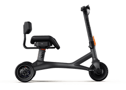 View of the right-hand side of the dashmoto® frame (Carbon Black variant)